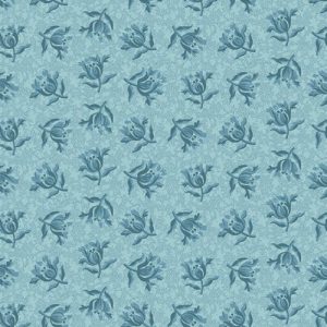 tissu andover 8829-W bleu lemillepatch