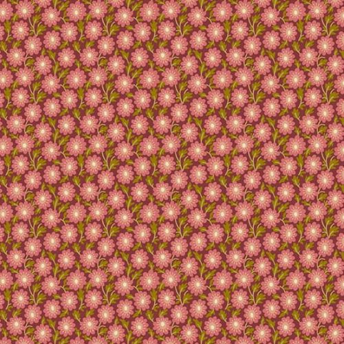 tissu andover 8754-E rose lemillepatch