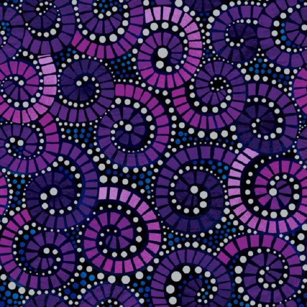 Tissu Oasis Fabrics 60 23101 violet lemillepatch