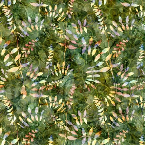Tissu QT Fabrics 27414 G vert lemillepatch