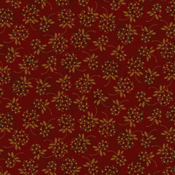 Tissu Henry Glass 1904 88 rouge lemillepatch