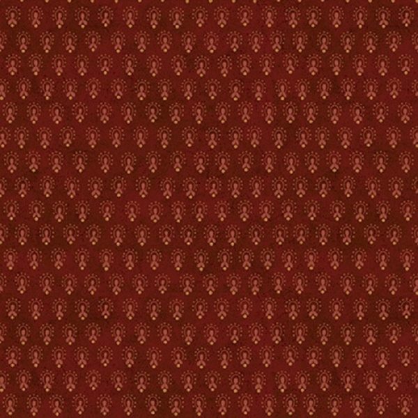 Tissu Henry Glass 1905 88 rouge lemillepatch