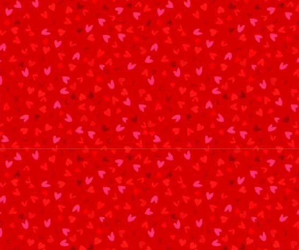 Tissu Stof Fabrics 4512-754 rouge lemillepatch