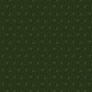 Tissu Makower 9731 G vert lemillepatch