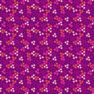 Tissu Makower 2394 P violet lemillepatch