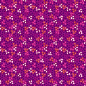 Tissu Makower 2394 P violet lemillepatch