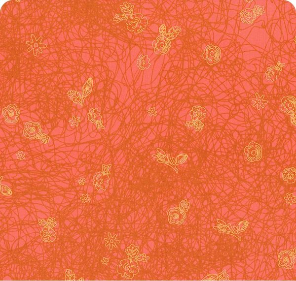 Tissu Andover 368 O orange lemillepatch