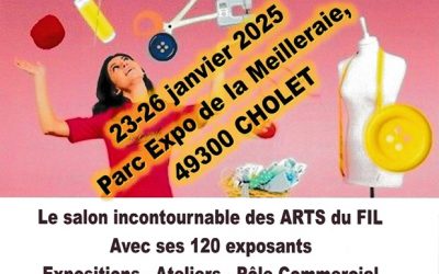 Le Mille Patch Expose au Salon des Arts du Fil de CHOLET 2025