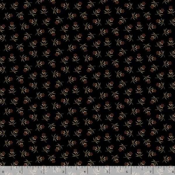 Tissu Markus Fabrics R171478D Black Lemillepatch
