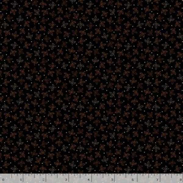 Tissu Markus Fabrics R171480D Black Lemillepatch