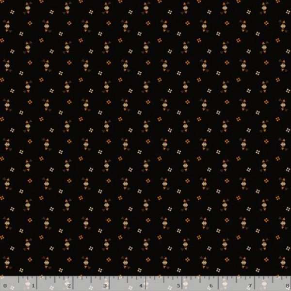 Tissu Markus Fabrics R171481D Black Lemillepatch