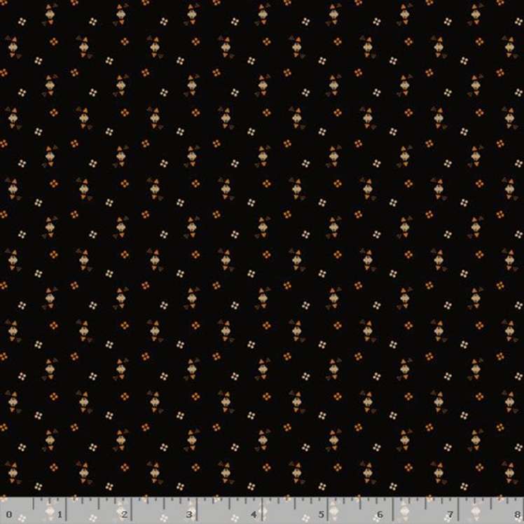 Tissu Markus Fabrics R171481D Black Lemillepatch