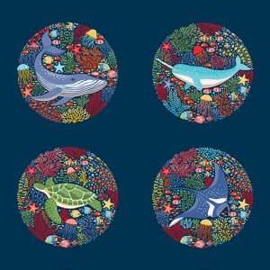 Tissu Makower – 145 B (panneau)