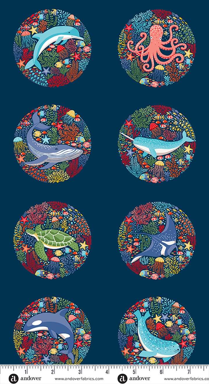 Tissu Makower 145 B Lemillepatch