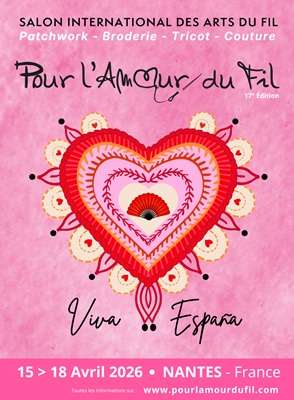 Le Mille Patch Expose au 17ème Salon International des Arts du Fil de NANTES la Beaujoire