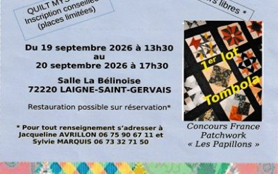Les 28 h du PATCHWORK – Exposition à LAIGNE-SAINT-GERVAIS
