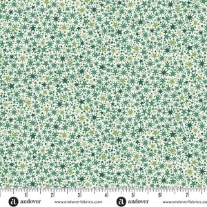 Tissu Makower MU 225 QG Lemillepatch