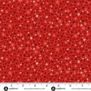 Tissu Makower MU 225 R Lemillepatch