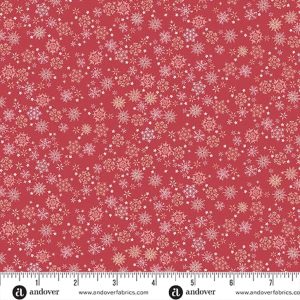 Tissu Makower MU 236 R Lemillepatch