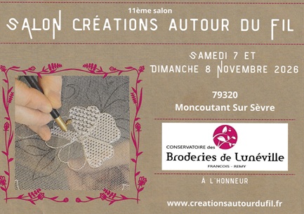 Le Mille Patch expose au 11ème Salon Créations autour du Fil de Moncoutant Sur Sèvre